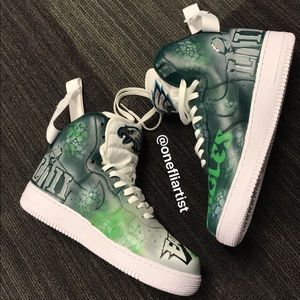 custom eagles shoes